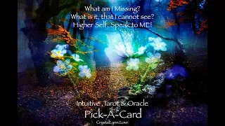 WHAT AM I MISSING? HELP ME SEE! | PICK-A-CARD INTUITIVE READING