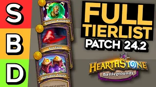 Quest Tier List for Hearthstone Battlegrounds Patch 24.2