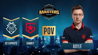 CS:GO - PoV - Ax1Le - G2 Esports vs. Gambit - DreamHack Masters Spring 2021 - Semi-final