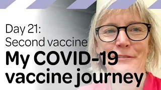 Day 21 of my vaccine journey | Ministry of Health NZ