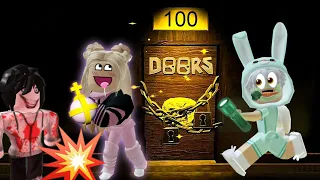 Роблокс Квин ВЗОРВАЛА Джеффа в DOORS SUPER HARD MODE 💥 @i_roblox_queen725