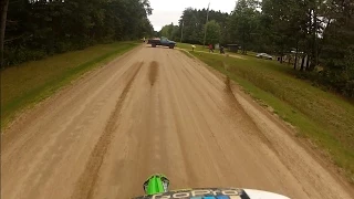 Angry People BLOCK Road And Chase Dirt Bikers