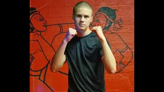 Thaiboxning - Noah Degerman (Lycksele Muay Thai) vs Konrad Lehoczki (Östersunds Jeet Kune Do)