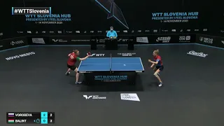 Olga Vorobeva vs Bernadett Balint | WTT Contender Novo Mesto 2021 | WS | Qual