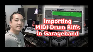 Importing MIDI Drum Riffs in Garageband for Mac