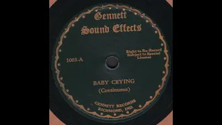 Gennett Sound Effects 1003 - A