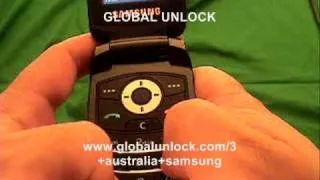 How to Unlock any 3 Australia Samsung Phone