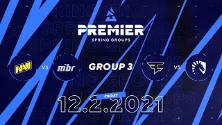 NAVI vs MIBR, Faze vs Team Liquid | BLAST Premier Spring Group 3 Day 1