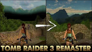 Tomb Raider 3 HD Remaster Temple Ruins Comparison