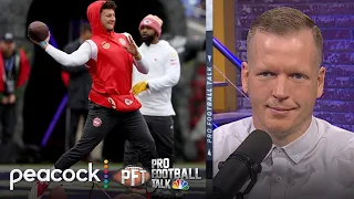 Justin Tucker 'poked the bear' in Patrick Mahomes during pregame | Pro Football Talk | NFL on NBC