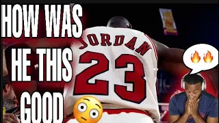 FIRST TIME REACT TO....Michael Jordan's HISTORIC Bulls Mixtape | The Jordan Vault(PHENOMENAL) OMG!!!