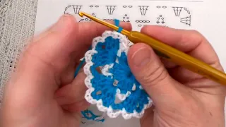 ШОК , как ПРОСТО и КРАСИВО -  Вязание КРЮЧКОМ Шали , Бактуса , crochet shawl  ( шаль № 364)