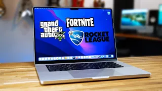 M1 Pro 16" MacBook is AMAZING for Gaming!! (120 FPS Fortnite + CS:GO)