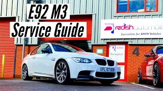 #E92M3 Service Guide at #RedishMotorsport *Full BMW Service Run-though*