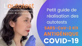 Tutoriel vidéo  Autotest Covid-19 Goldsite SARS-CoV-2 Kit antigénique (Or Colloïdal)