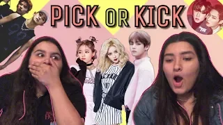 PICK ONE KICK ONE (HARD) KPOP EDITION | KMREACTS