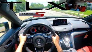 355HP! 2021 Acura TLX Type S // POV Review & Test Drive (3D Binaural Audio)