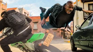 Young vs Older Will Smith Bike Fight Scene - GEMINI MAN (2019) Movie Clip