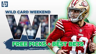 LIVE: NFL WILD CARD GAME PICKS + FREE BETS  | PREDICTIONS, PROPS, AND PLAYS (BettingPros)