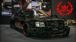 OVERUP style old car stance 2019 (W202 & W124) 4K