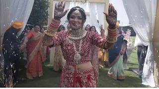 Bride Entry Dance | Indian Wedding Emotional moment | Happiness |bride Performance