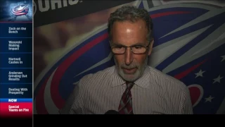 John Tortorella on the success of the Blue Jackets Power Play