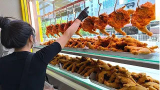 오픈하기도 전에 웨이팅하는 통닭집?! 쉴새없이 튀겨 붙티나게 팔리는 옛날통닭 / A chicken house that waits even before the store opens