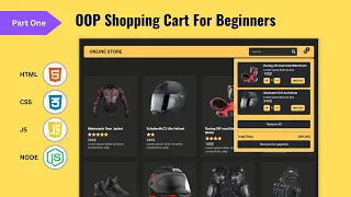 Part-1 Shopping Cart using HTML, CSS & OOP in JavaScript for beginners 2023