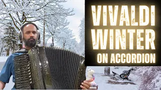 Vivaldi - Winter (A short snippet on accordion)