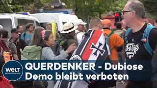 QUERDENKEN: Gericht bestätigt Verbot von Corona-Leugner-Demo in Dresen