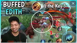 Buffed Edith with Inspire | Edith Gameplay | MLBB