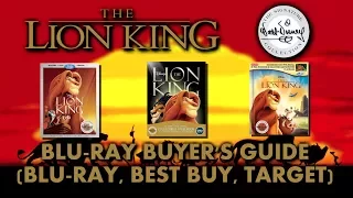 THE LION KING - BLURAY UNBOXING (BLURAY, TARGET, BEST BUY) // BLURAY BUYERS GUIDE