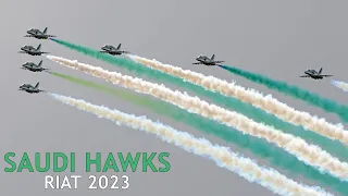 Saudi Hawks - Royal Saudi Air Force display team - RIAT 2023