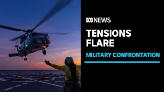 Australian helicopter takes evasive action after Chinese fighter detonates flares | ABC News