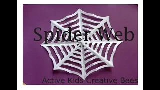 Paper Spider Web | DIY | How to make | Paper Craft