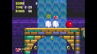 Sonic 3 & Knuckles - Hydrocity 1 Glitchless Knuckles: 0:44 (Speed Run)