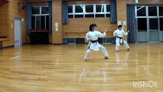 【日本空手協会】弐段(にだん) 受験 移動基本審査   JKA  Karate Nidan  Kihon 🆕 test『浦和謙武』2022.4