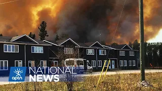 Two First Nation in Manitoba evacuated due to wild fires | APTN News