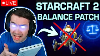 NEW StarCraft 2 Balance Patch! Live Gameplay (Terran, Zerg & Protoss)