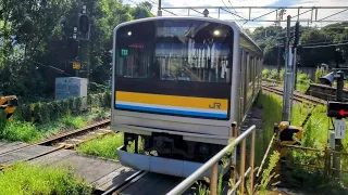 【4K60p】205系 普通海芝浦行 鶴見線浅野駅到着映像　2023-09-10