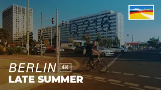 East Berlin walk with amazing late summer temperatures ☀️ [4K]