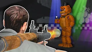 STUCK IN THE FNAF PIZZERIA! - Garry's Mod Gameplay - Gmod Five Nights At Freddy's Survival