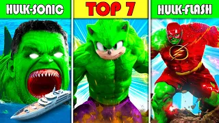 +7 FORMAS DE EVOLUIR O HULK!! (Hulk-Flash, Hulk-Sonic, Hulk-Aranha e mais)