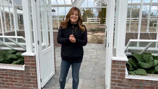 Stone Floor Installation in the Hartley Greenhouse! 🤩🙌🥰 // Garden Answer