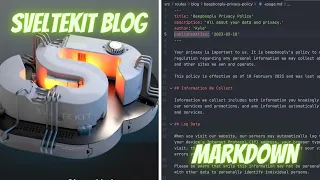 Build a Sveltekit Markdown Blog in 100 Seconds