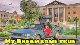 My Dream came true driving around Las Vegas in the Delorean Time Machine