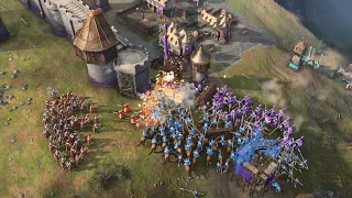 Age of Empires 4 - 4v4 WHAT AN EPIC STAND | Multiplayer Gameplay