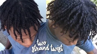 NATURAL HAIR TWO-STRAND TWIST & TWIST-OUT | TUTORIAL ( EASY )