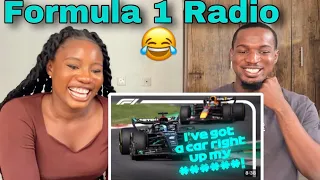 AMERICAN REACT TO BEST FORMULA 1 TEAM RADIO - HILARIOUS DRIVER AND TEAM MATE