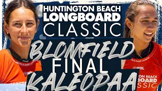 Honolua Blomfield vs Kelis Kaleopaa | Huntington Beach Longboard Classic - Final Heat Replay